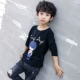 Áo sơ mi nam tay dài 2018 cho bé trai mới chạm đáy áo sơ mi cho bé mùa xuân và mùa thu áo sơ mi giản dị mùa thu mặc ngoài
