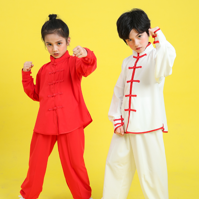 Boys Martial arts Kungfu & Tai-Chi Uniforms for Girls Children martial arts clothing performance clothing men and women kung fu training clothes children long short sleeve training clothes Taiji martial arts clothes