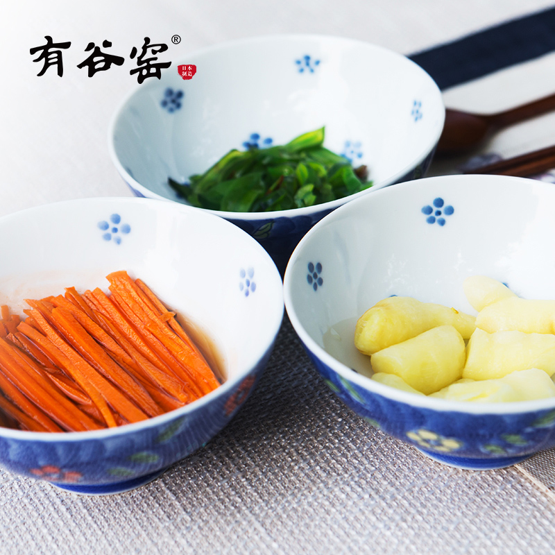 Japan imports ceramic rice bowl household contracted character small bowl of such soup Japanese tableware box gift packages