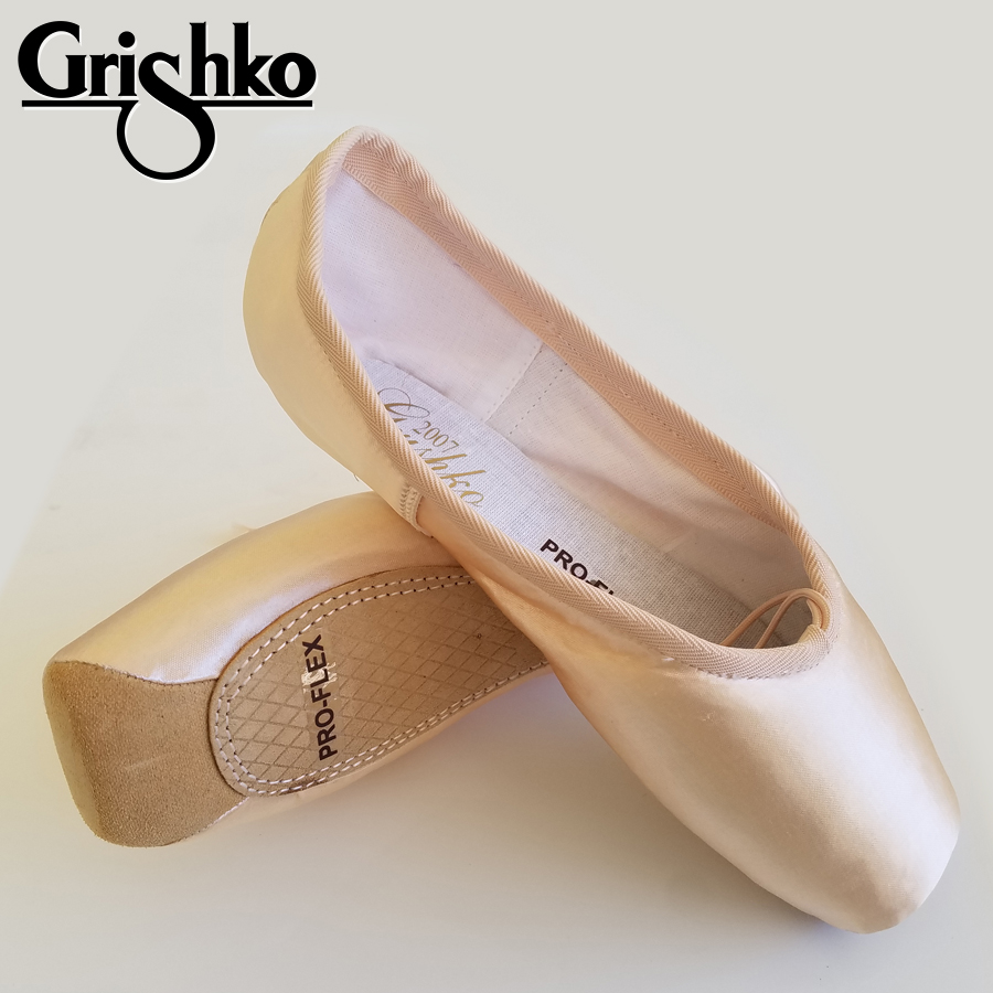 Grishko Russian imported Ballet girls toe adult Satin flexible bottom pointe shoes 2007ProFlex