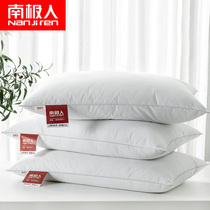 Antarctic cotton pillow Single hotel pillow double dormitory male cervical spine protection whole head pair pretend to be a family