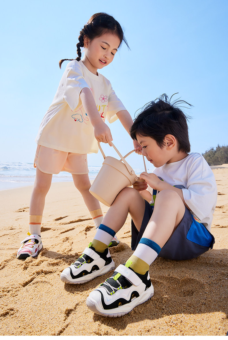 基诺浦机能鞋夏季新款凉鞋宝宝学步鞋男女宝宝鞋子GW1743 — 12