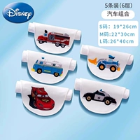 Код Disney L [Комбинация автомобилей-6-слойный 5-частный пакет] Имя вышивки [Обратите внимание на имя]