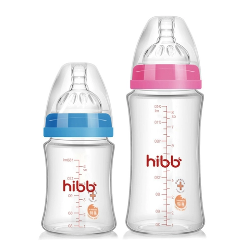 Стеклянная бутылочка для кормления для новорожденных, детский защитный чехол, широкое горлышко, защита при падении, 6 мес., 1 лет, 2 лет, 3 лет