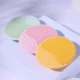 Розовая, желтая и зеленая упаковка по три штуки [мягкий силикон, безвреден для кожи головы]