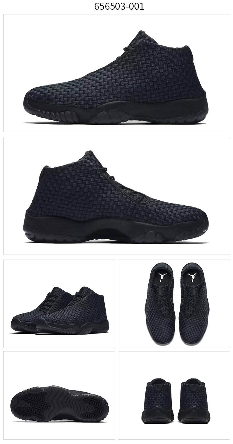 Giày nam NIKE Nike Air Jordan giỏ sên lớn Black Samurai giày bóng rổ dệt tương lai 656503-001 giày bóng rổ chính hãng