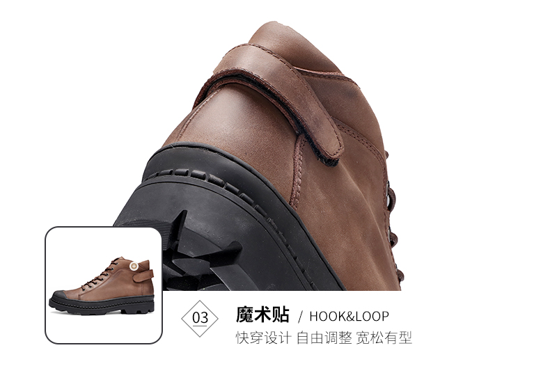 Giày cao cổ nam Martin bốt thấp giày cao cổ nam thể thao