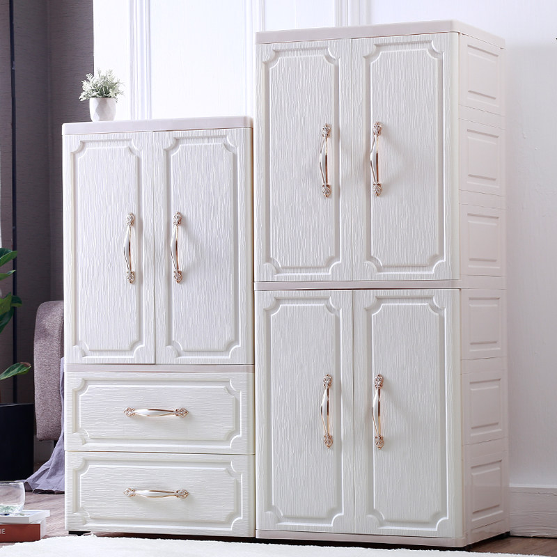 Open door children's storage cabinet chest of drawers plastic drawer storage cabinet baby toys baby finishing cabinet wardrobe
