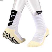 Football socks Training socks over the foot towel bottom anti-slip strip Short tube wear-resistant sports shock absorption friction mens basketball socks