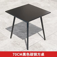 Квадратный стол диаметром 70, черный