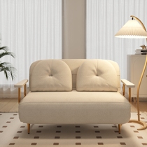Internet celebrity folding sofa bed dual-purpose small apartment single bed household imperial concubine single sofa bed solid wood