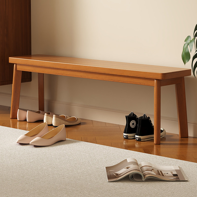 Solid wood changing shoes stool living-room home Hyon-off door stool floor cushion wearing shoes stool into the family stool shoe cabinet integrated stool-Taobao