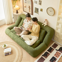 Human kennel lazy sofa sleepable and reclining Internet celebrity tatami double version living room huge foldable daybed