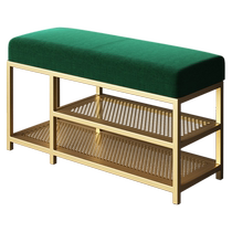 Light luxury shoe rack multi-layer shoe-changing stool at the door home entry shoe cabinet integrated shoe-changing stool long stool