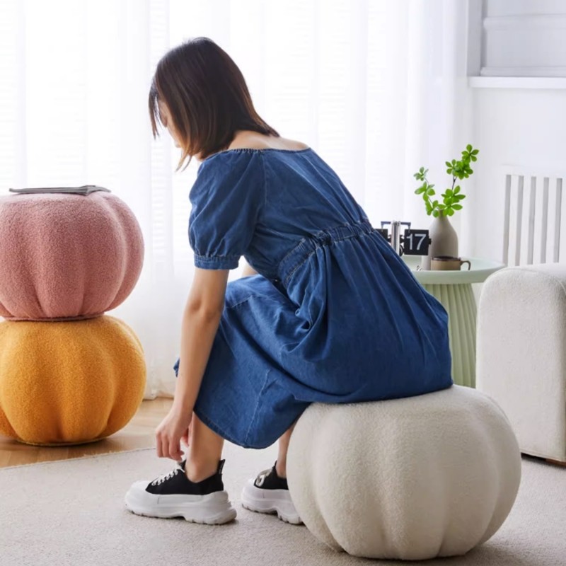 Net Red Shoes stool Domestic door can be sat in shoes Stool Living-room Sofa Stool Modern Creative Short Stool Small Stool Sitting Pier-Taobao