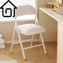 SAMEDREAM computer chair backrest chair office chair girls bedroom soft bag comfortable folding chair thickened