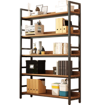 Storage rack multi-layer storage rack shelf household bookshelf floor display rack living room steel wood storage rack storage rack