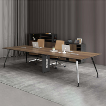 Conference table Simple modern office furniture Long table and chair combination workbench Large table and chair Office long table