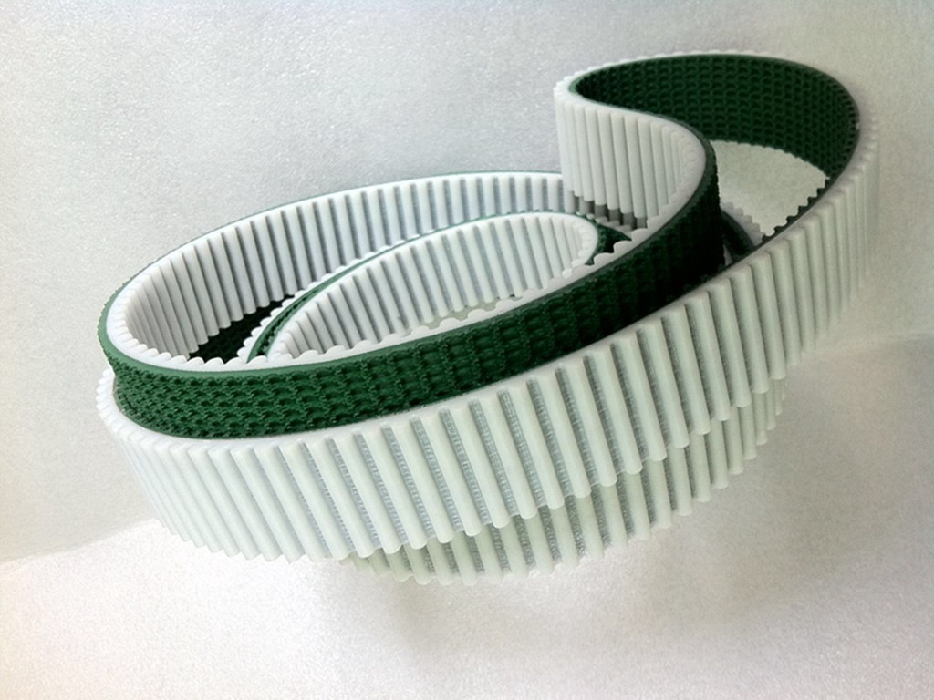 Timing belt Polyurethane white belt Steel wire timing belt Synchronous toothed belt Synchronous gear belt can be equipped with pulley