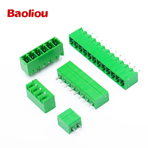 Подключаемое подключаемое подключаемое клемм Green PCB подключаемое подключаемое подключаемое плагин 15EDG-3.81 2P3P4P-24P.