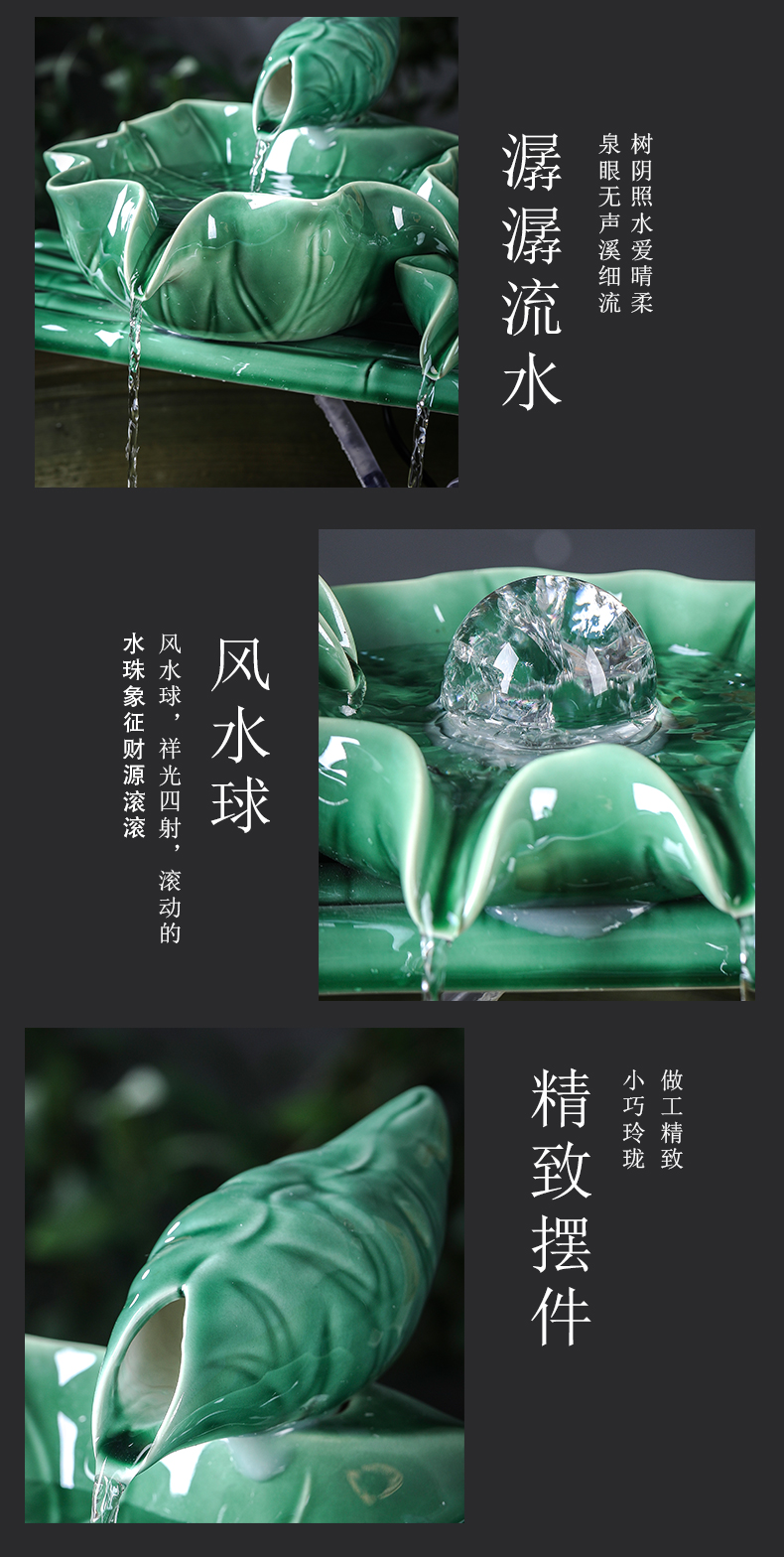 Jingdezhen ceramic fish tank is big sitting room be born king hotel courtyard brocade carp fish tank water aquarium