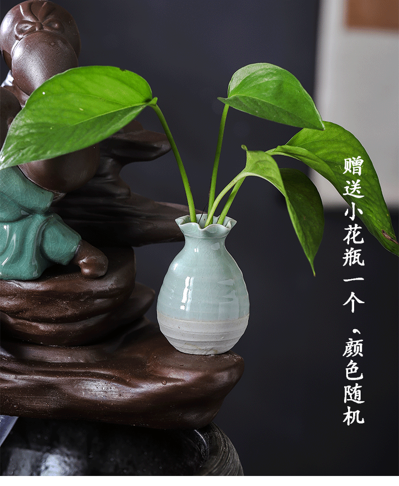 Jingdezhen ceramic aquarium aquarium filter tank restoring ancient ways of small automatic cycle water feng shui plutus sitting room