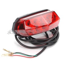 Electric bicycle scooter driving car modification rear tail light brake light driving 24-36-48-60v universal LED