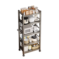 厨房置物架落地多层微波炉收纳架子多功能家用烤箱锅架储物架货架