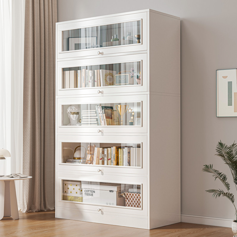 CABINET OFFICE BOOKCASE DUST-PROOF TRANSPARENT ACRYLIC PLACED MATERIA CABINET FILE CABINET INFORMATION CABINET FIVE-SECTION CABINET LOCKERS-TAOBAO