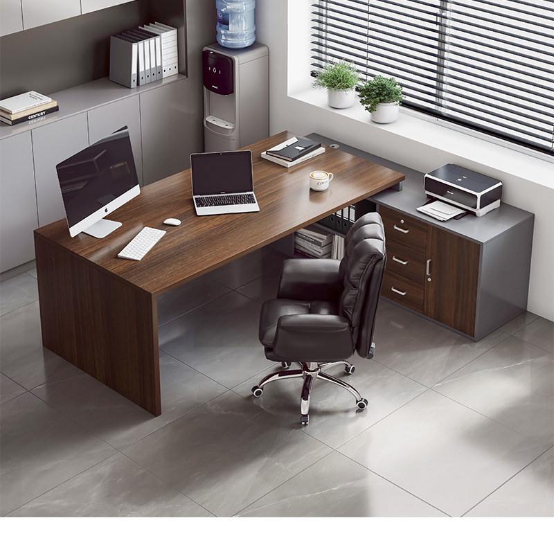 Desk Minimalist Modern Boss Table Head Desk Chairs Combined Set of Corner Desk Office Manager Table