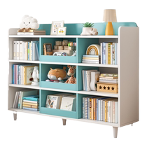 Solid Wood Bookshelf Floor Children Shelfs Home Storage Short Cabor Toys