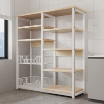 Kitchen Multi-functional shelving ground multilayer fruit and vegetable shelves Microwave storage shelves Home Easy Debris Shelves