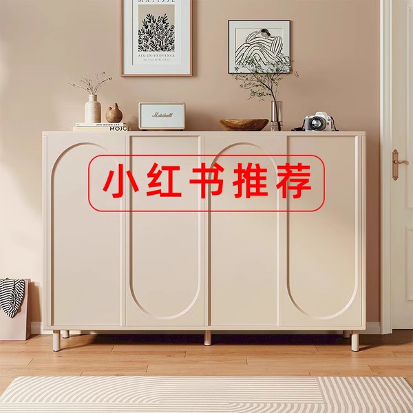 Face-whipped Cream Wind in the family door Entrance Door Containing Cabinet Entrance Door Leaning Against Wall Xuanguan Cabinet Unity 2023 New Exploits-Taobao