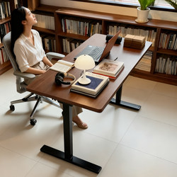 Solid Wood Electric Lifting Desk Computer Desk Study Desk For Home Desk E-Sports Table Liftable