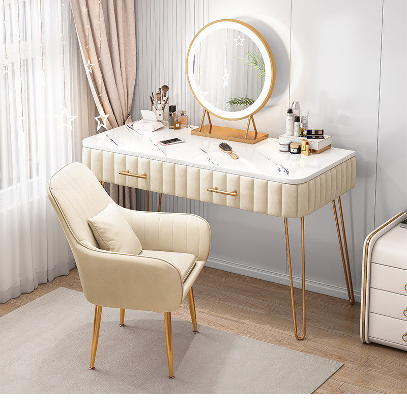 Dresser 2021 new light luxury modern simple bedroom makeup table net red ins small apartment type makeup table