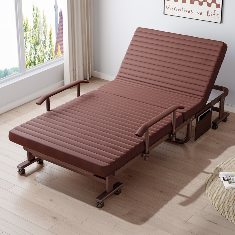 High End Folding Bed Deck Chair Office Afternoon Nap Theorator Hotel Plus Bed Home Adult Escort Sofa Bed Single Bed-Taobao