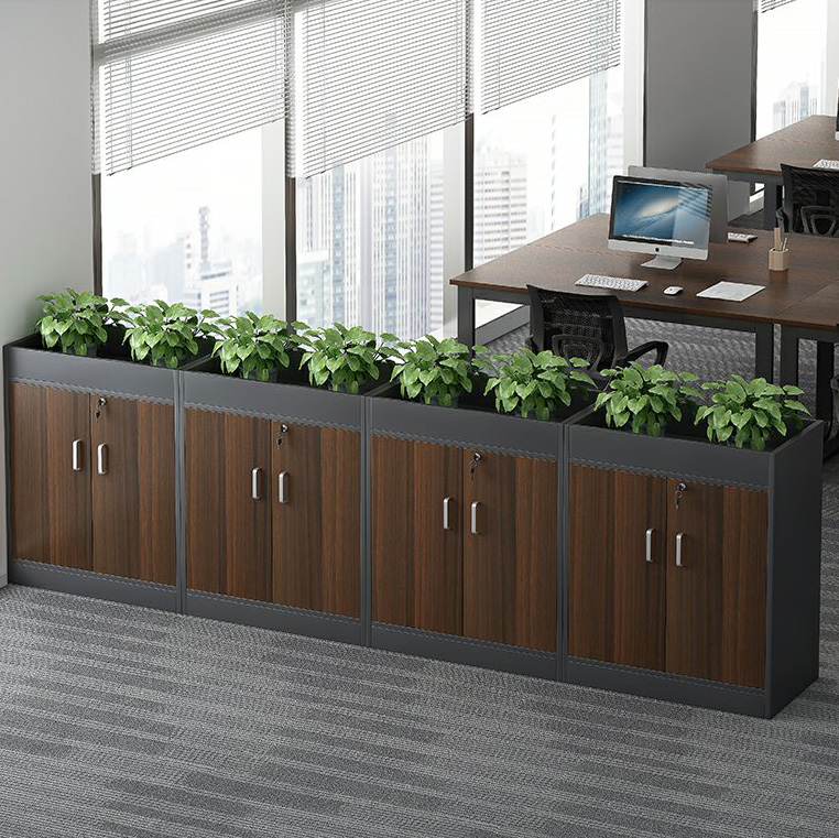 CABINET OFFICE PARTITION CABINET FLOWER SLOT CABINET WOOD LOCKERS WITH LOCK INFORMATION ARCHIVES CABINET SHORT CABINET STORAGE CABINET-TAOBAO