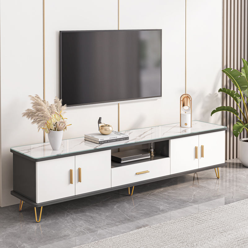 TV cabinet light and luxurious modern minimalist small family room Easy wall cabinet Table Side Cabinet for Home TV Enclosures