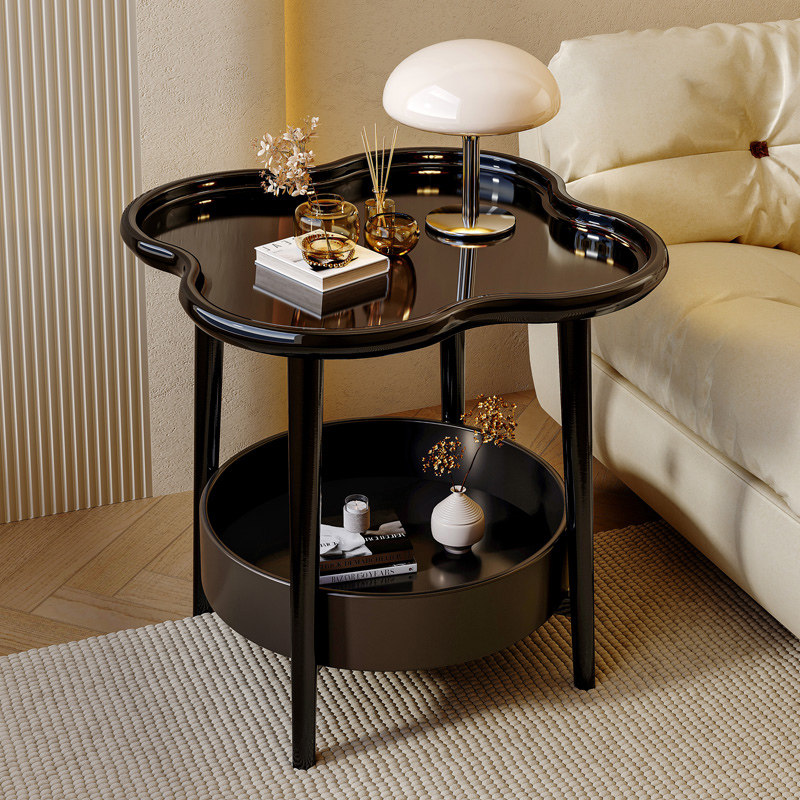 Bedside rack living room sofa edge a few small tea table cream wind bedroom bed head cabinet net red snacks storage shelf-Taobao