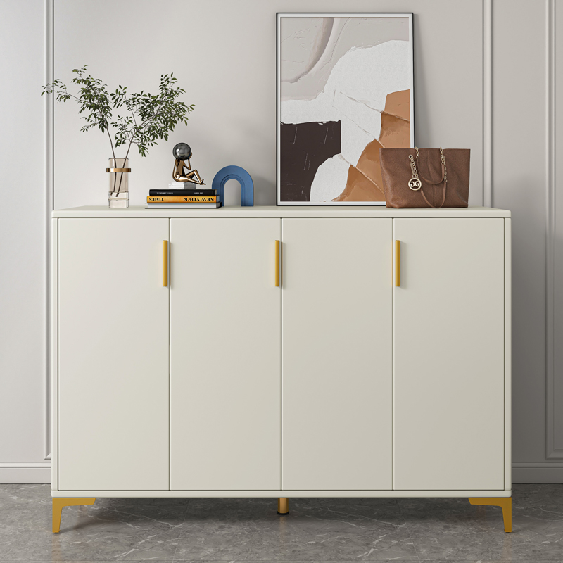 Light extravagant cream wind shoe rack Subway Home doorway Entry into the door CLOSED CABINET INTEGRATED SIMPLE MULTILAYER SEPARATOR DUST CONTAINING CABINET-TAOBAO