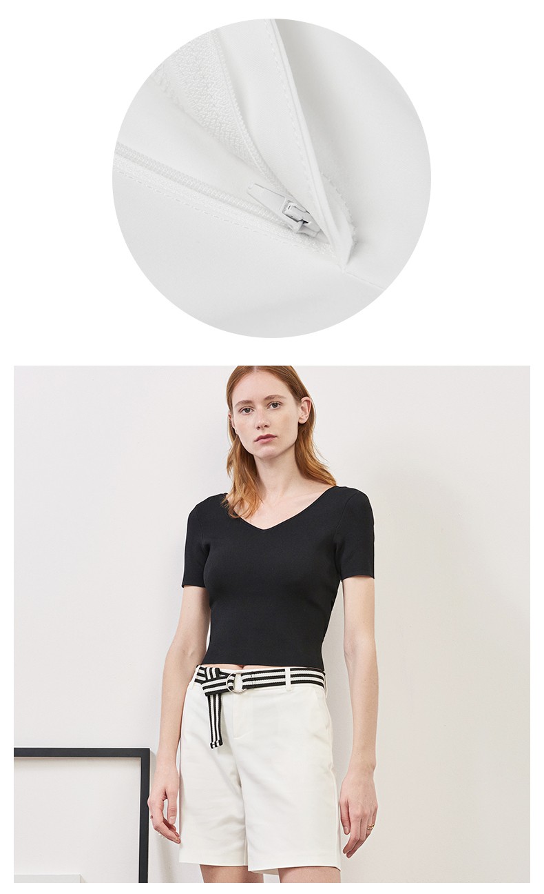 Ainos Ya Shi cotton eo quần short mỏng nữ 2018 mùa hè mới hoang dã quần nóng quần âu 70513026 quần đùi thể thao nữ