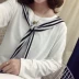 Trang phục bà bầu thu đông 2018 phiên bản Hàn Quốc mới của phần dài tay áo cotton dài tay áo sơ mi nữ bầu bầu đầm mùa thu