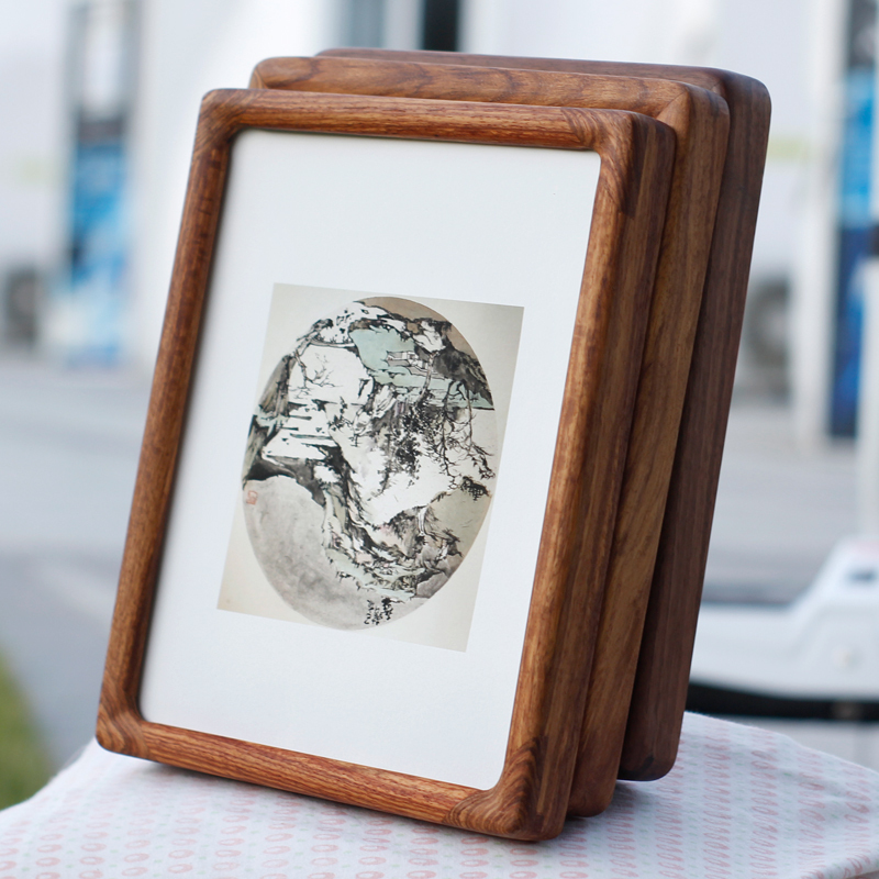 High-Quality Redwood Picture Frames, Small Frames for Tabletop Display, Large Frames for Wall Hanging, 12inch 6inch A4 Photo Frames Without Printing