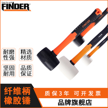 Rubber hammer Tile installation floor shockproof rubber hammer Soft beef tendon hammer Micro-elastic rubber hammer Percussion hammer