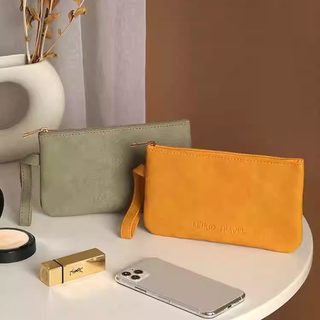 手机包手拿收纳小包装零钱包现金小包包中包长款袋子女士钱包