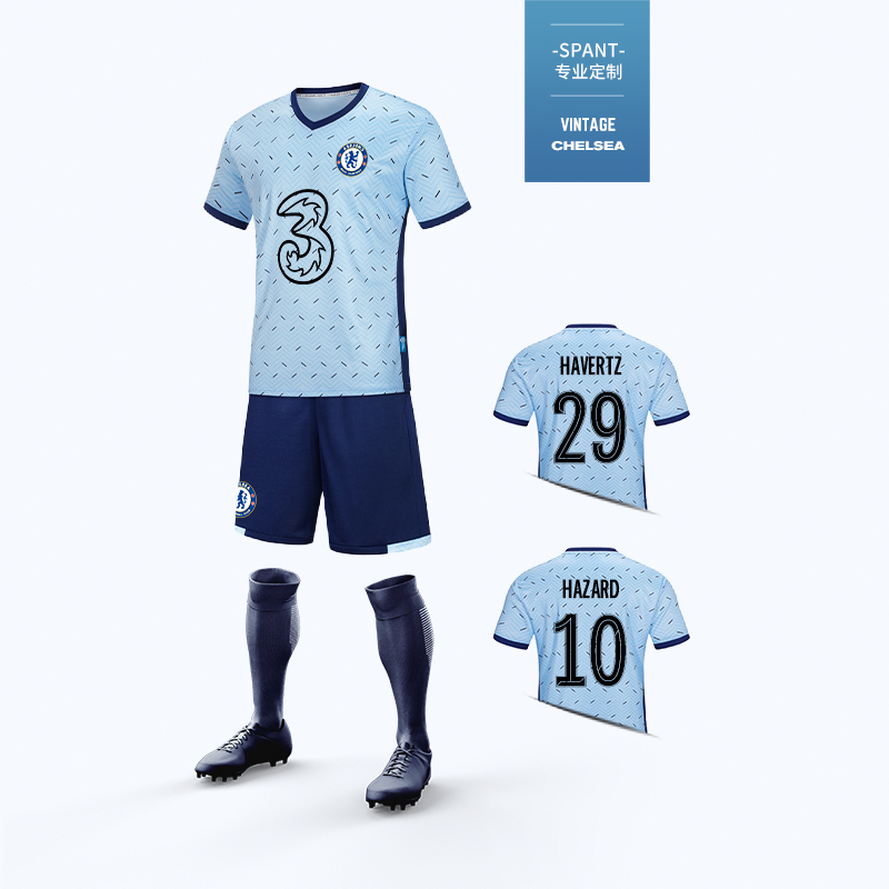 2122 Chelsea jersey custom football suit sports suit boys and children custom-made women's game training uniform printing