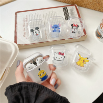 Applicable to airpods Protective Cover Cute Silicone Pikachu airpods2 Captain America Generation Iron Man Spicy airpods pro Simple Cartoon Second Generation Spider-Man
