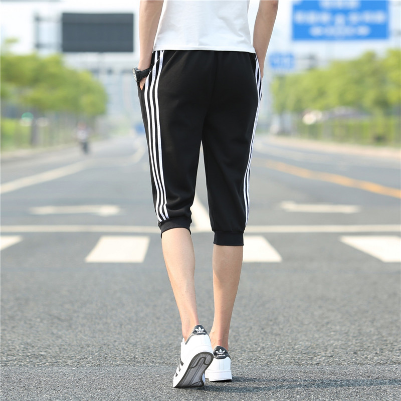 Cắt quần nam Hàn Quốc phiên bản của thủy triều Mỏng mùa hè sinh viên chạy quần hoang dã kích thước lớn quần short giản dị mùa hè quần mỏng