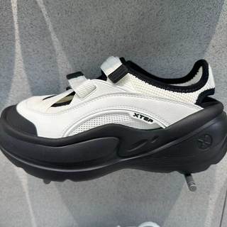 Xtep 2024 summer new sports sandals women's anti-slip wear-resistant velcro thick-soled casual shoes 976218320011