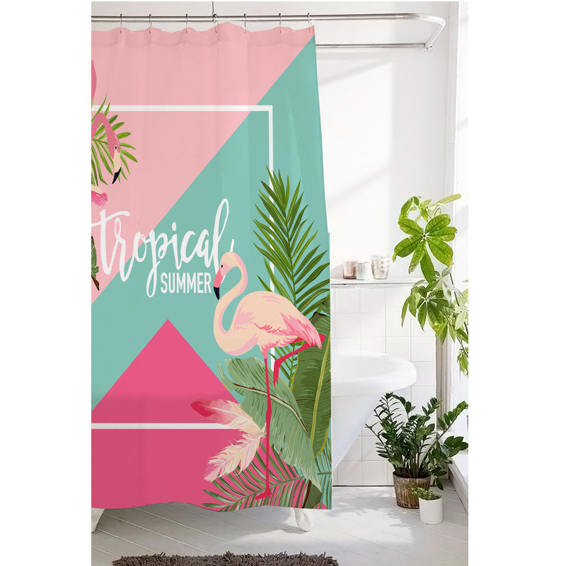 Nordic cosmetic bathroom shower curtain curtain curtain shower curtain